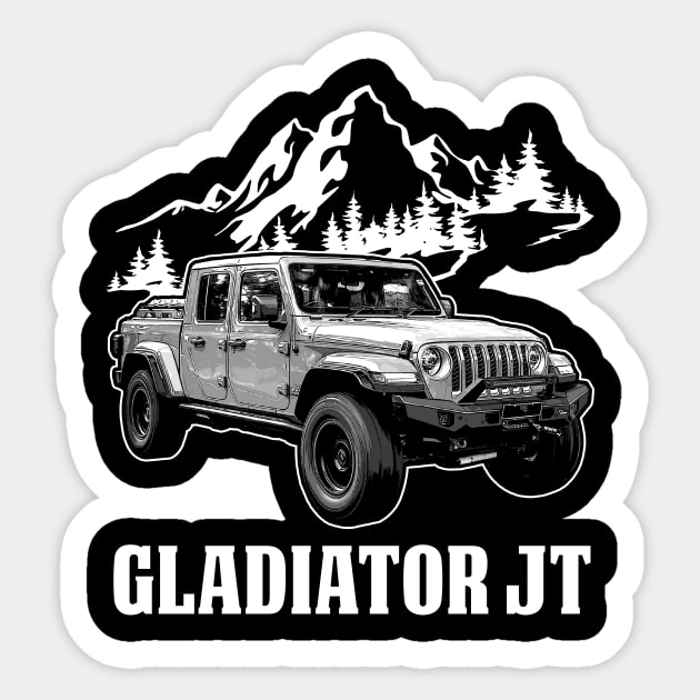 Jeep Gladiator JT series jeep car name Sticker by Madisen Harvey